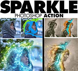 极品PS动作－星光闪耀：Sparkle Photoshop Action